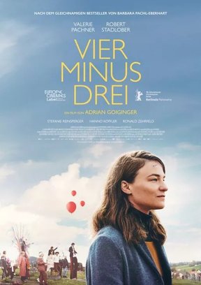 Vier Minus Drei Plakat